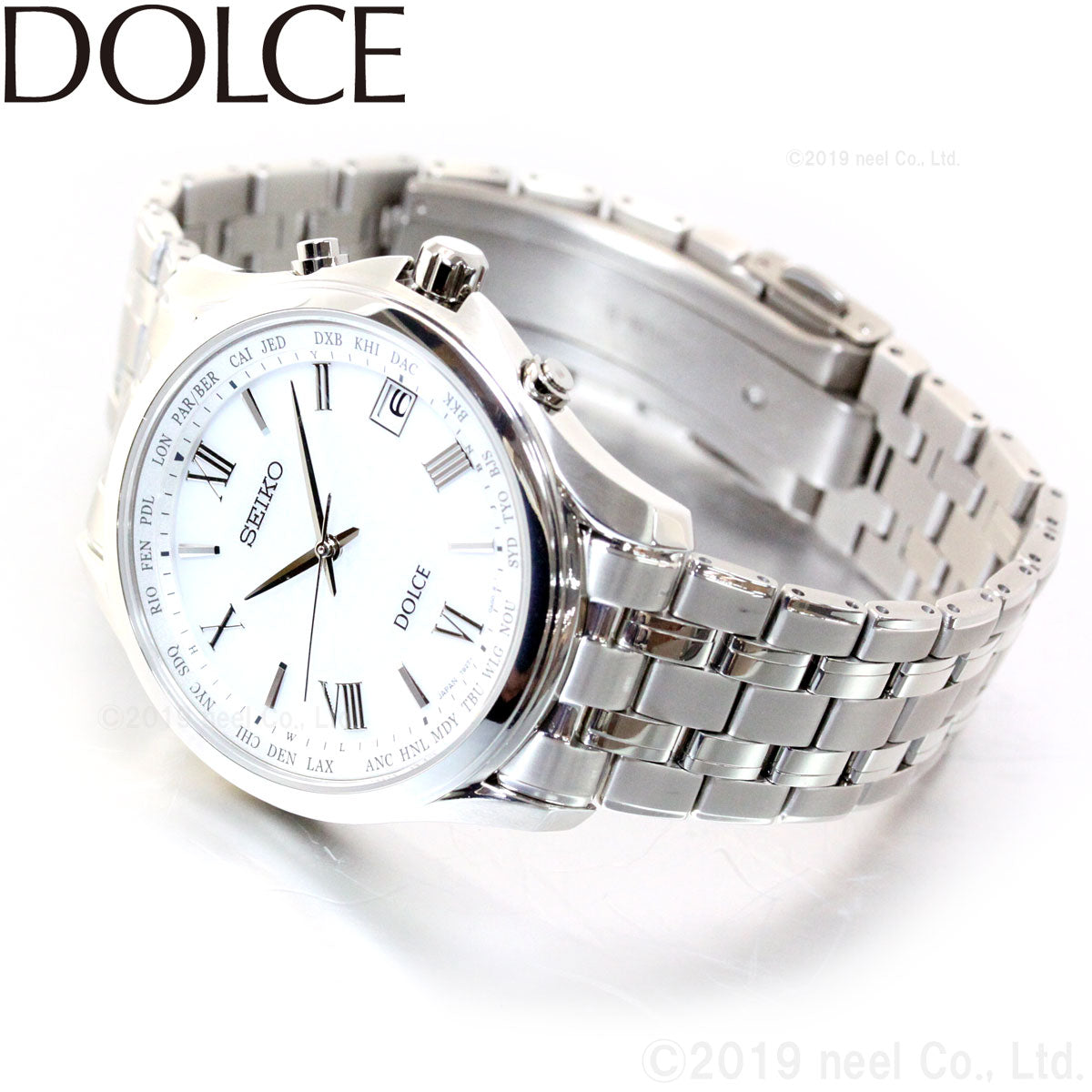 セイコー ドルチェ SEIKO DOLCE 電波 ソーラー 電波時計 腕時計 メンズ ペアウォッチ SADZ201