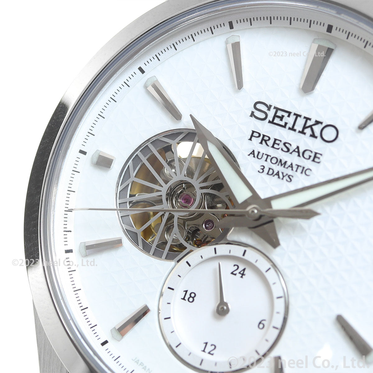 セイコー プレザージュ SEIKO PRESAGE 自動巻き コアショップ専用 流通限定 腕時計 メンズ プレステージライン SARJ001  Sharp Edged Series オープンハート【2023 新作】