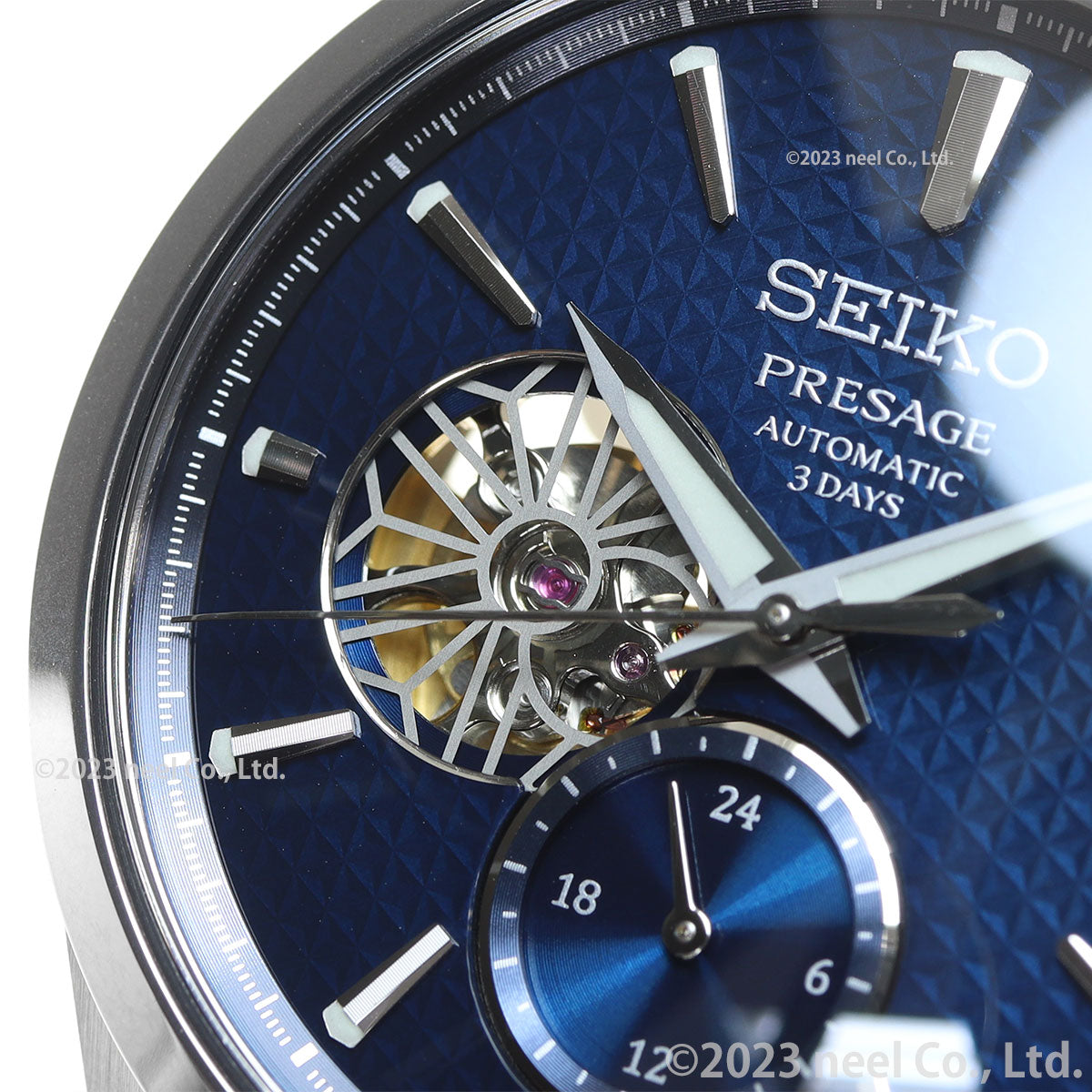 セイコー プレザージュ SEIKO PRESAGE 自動巻き コアショップ専用 流通限定 腕時計 メンズ プレステージライン SARJ003 Sharp Edged Series オープンハート
