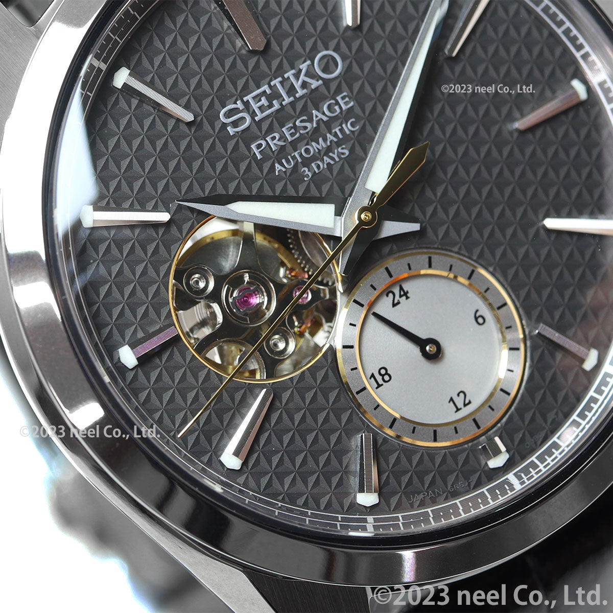 セイコー プレザージュ SEIKO PRESAGE 自動巻き 麻布テーラー コラボ限定 コアショップ専用 流通限定 腕時計 メンズ SARJ005 Sharp Edged オープンハート