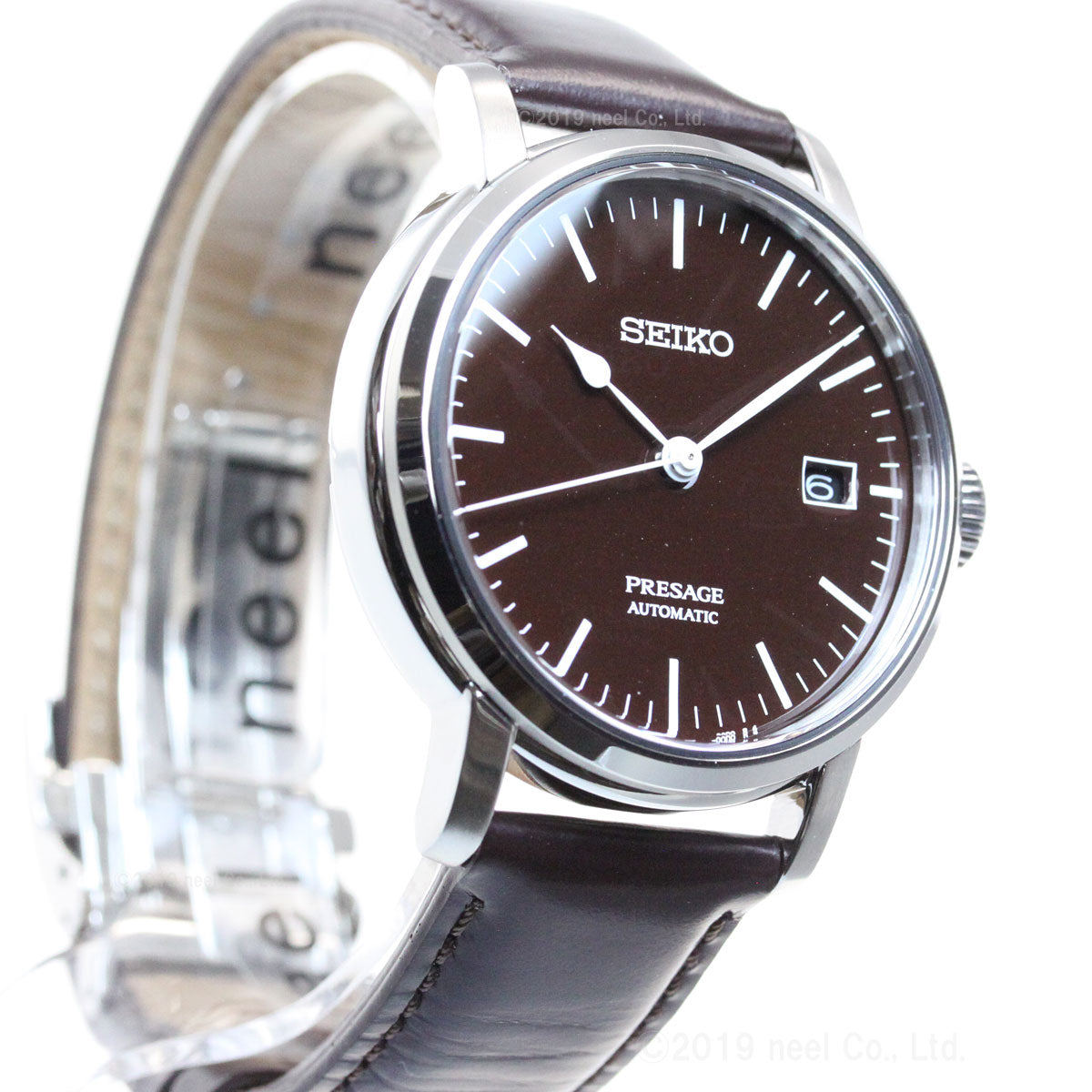 セイコー SEIKO 腕時計 メンズ SARX067 セイコー メカニカル プレザージュ プレステージライン Rikiデザイン 琺瑯ダイヤル PRESTIGE LINE 自動巻き（6R35/手巻き付） ブラウンxブラウン アナログ表示