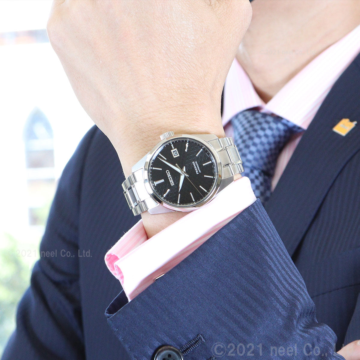 セイコー SEIKO 腕時計 メンズ SARX083 セイコー メカニカル プレザージュ プレステージライン PRESTIGE LINE Sharp Edged 自動巻き（6R35/手巻き付） ブラックxシルバー アナログ表示