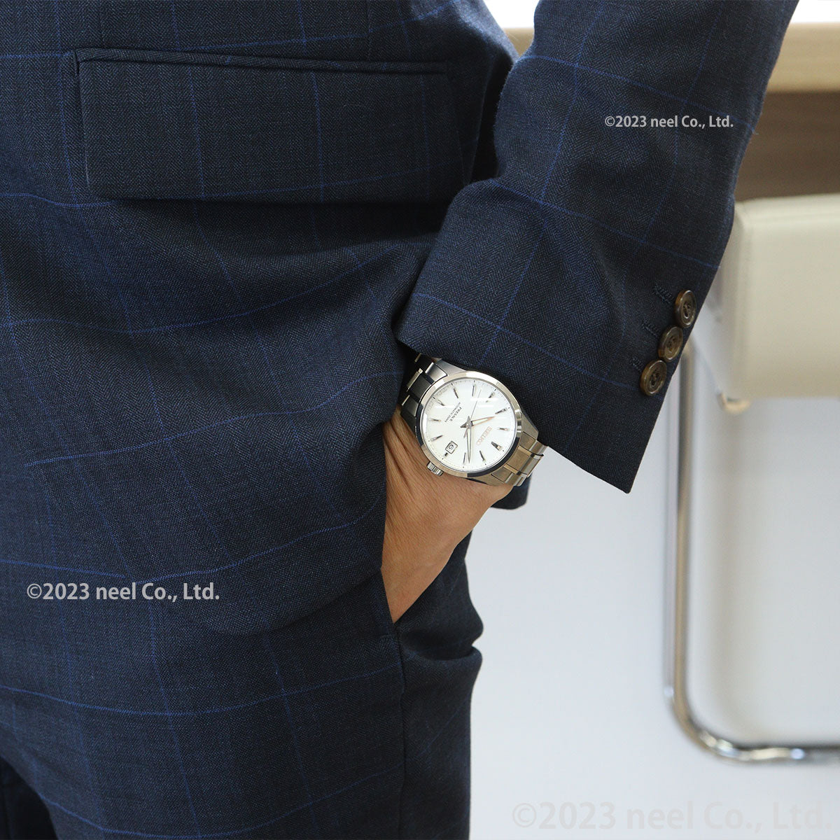 セイコー SEIKO PRESAGE 腕時計 メンズ SARX115 プレザージュ プレステージライン 自動巻き 白練xシルバー アナログ表示