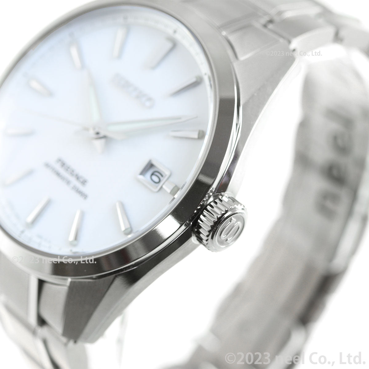 セイコー SEIKO PRESAGE 腕時計 メンズ SARX115 プレザージュ プレステージライン 自動巻き 白練xシルバー アナログ表示