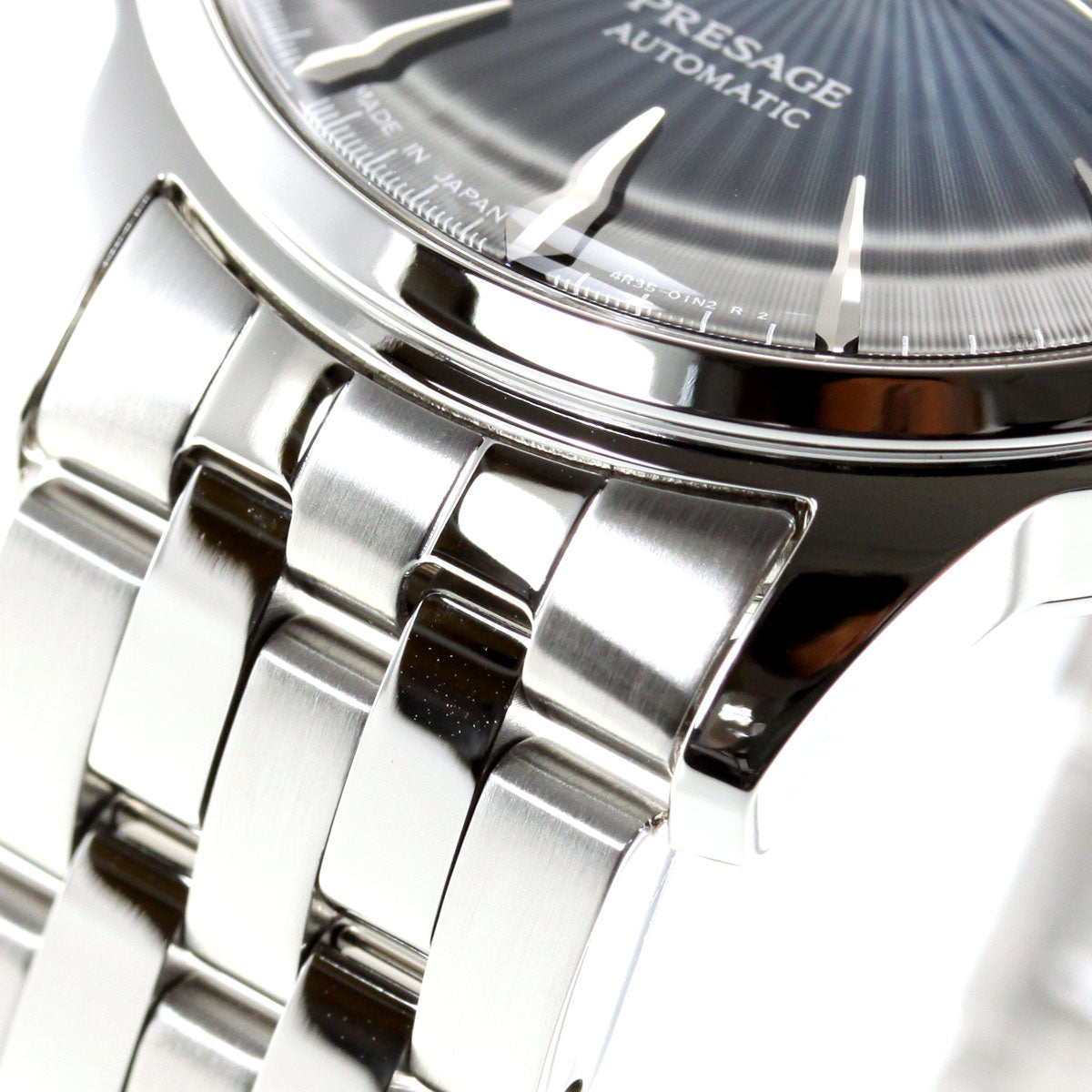 セイコー SEIKO 腕時計 メンズ SARY123 セイコー メカニカル プレザージュ ベーシックライン カクテルタイム ブルームーン Cocktail Blue Moon 自動巻き（4R35/手巻き付） ネイビーxシルバー アナログ表示