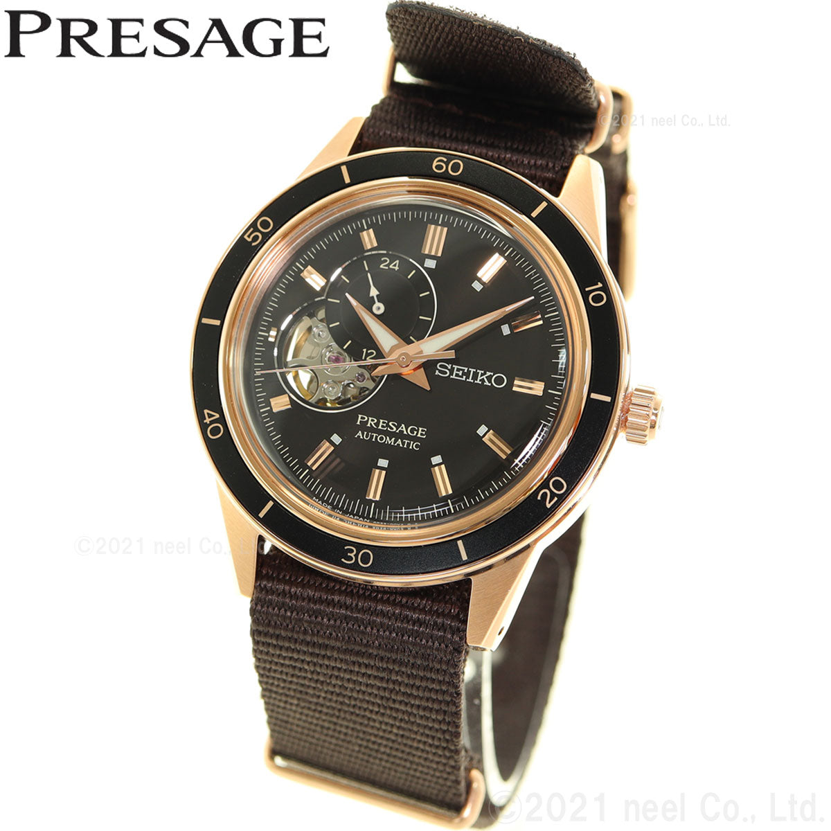 セイコー プレザージュ SEIKO PRESAGE 自動巻き メカニカル 腕時計 メンズ セミスケルトン SARY192