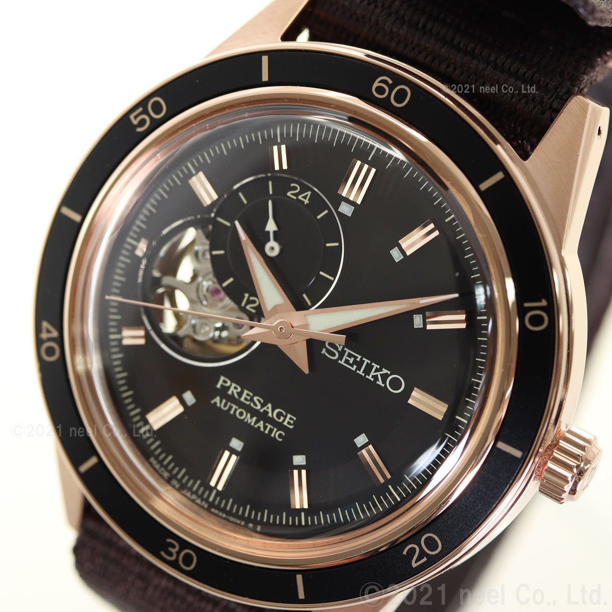 セイコー プレザージュ SEIKO PRESAGE 自動巻き メカニカル 腕時計 メンズ セミスケルトン SARY192