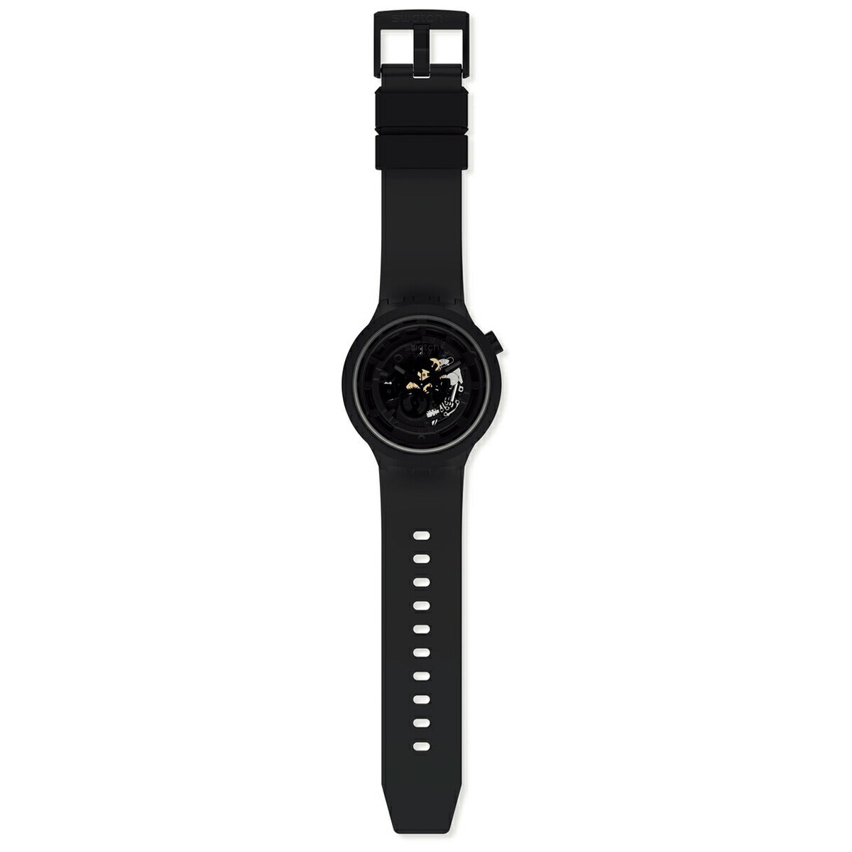 swatch スウォッチ 腕時計 メンズ レディース オリジナルズ ビッグボールド バイオセラミック C-BLACK BIG BOLD BIOCERAMIC SB03B100