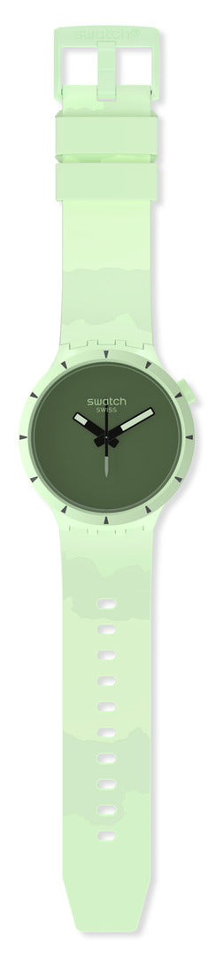 swatch スウォッチ 腕時計 メンズ レディース オリジナルズ ビッグボールド バイオセラミック グリーン BIG BOLD BIOCERAMIC FOREST COLOURS OF NATURE SB03G100