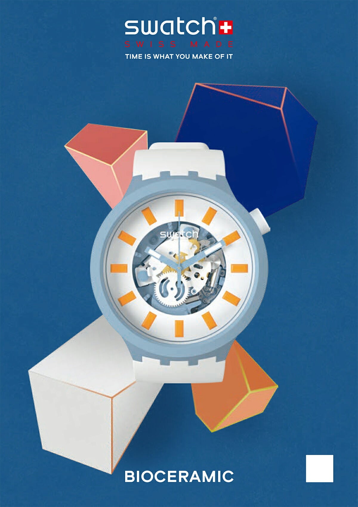 swatch スウォッチ 腕時計 メンズ レディース オリジナルズ ビッグボールド バイオセラミック BLITE BIG BOLD BIOCERAMIC SB03N101