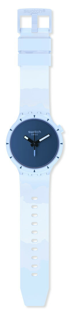 swatch スウォッチ 腕時計 メンズ レディース オリジナルズ ビッグボールド バイオセラミック ブルー BIG BOLD BIOCERAMIC ARCTIC COLOURS OF NATURE SB03N102