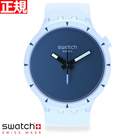 swatchスウォッチ腕時計メンズレディースオリジナルズビッグボールドバイオセラミックブルーBIGBOLDBIOCERAMICARCTICCOLOURSOFNATURESB03N102【2022新作】