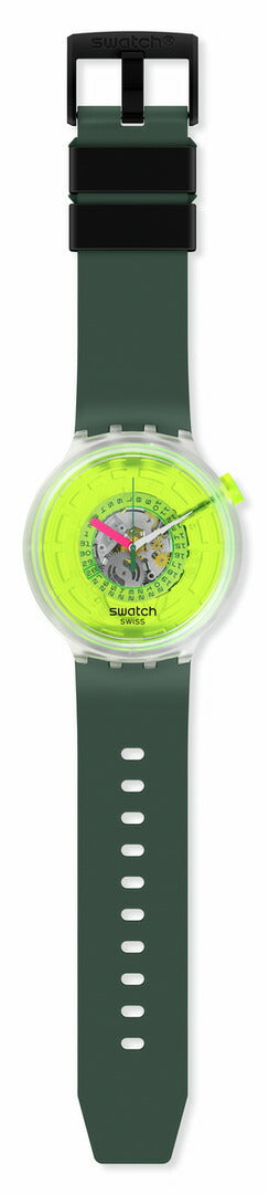 swatch スウォッチ BLINDED BY NEON ブラインデッド・ネオン 腕時計 メンズ レディース SB05K400 ビッグボールド BIG BOLD