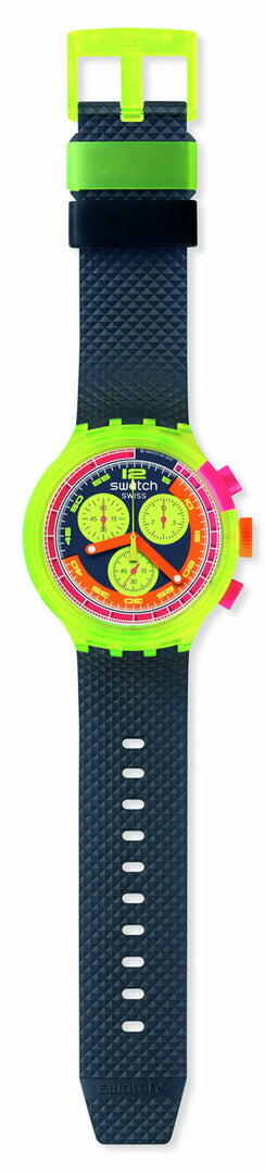 swatch スウォッチ NEON TO THE MAX ネオン・トゥ・ザ・マックス 腕時計 メンズ レディース SB06J100 ビッグボールド クロノ BIG BOLD CHRONO