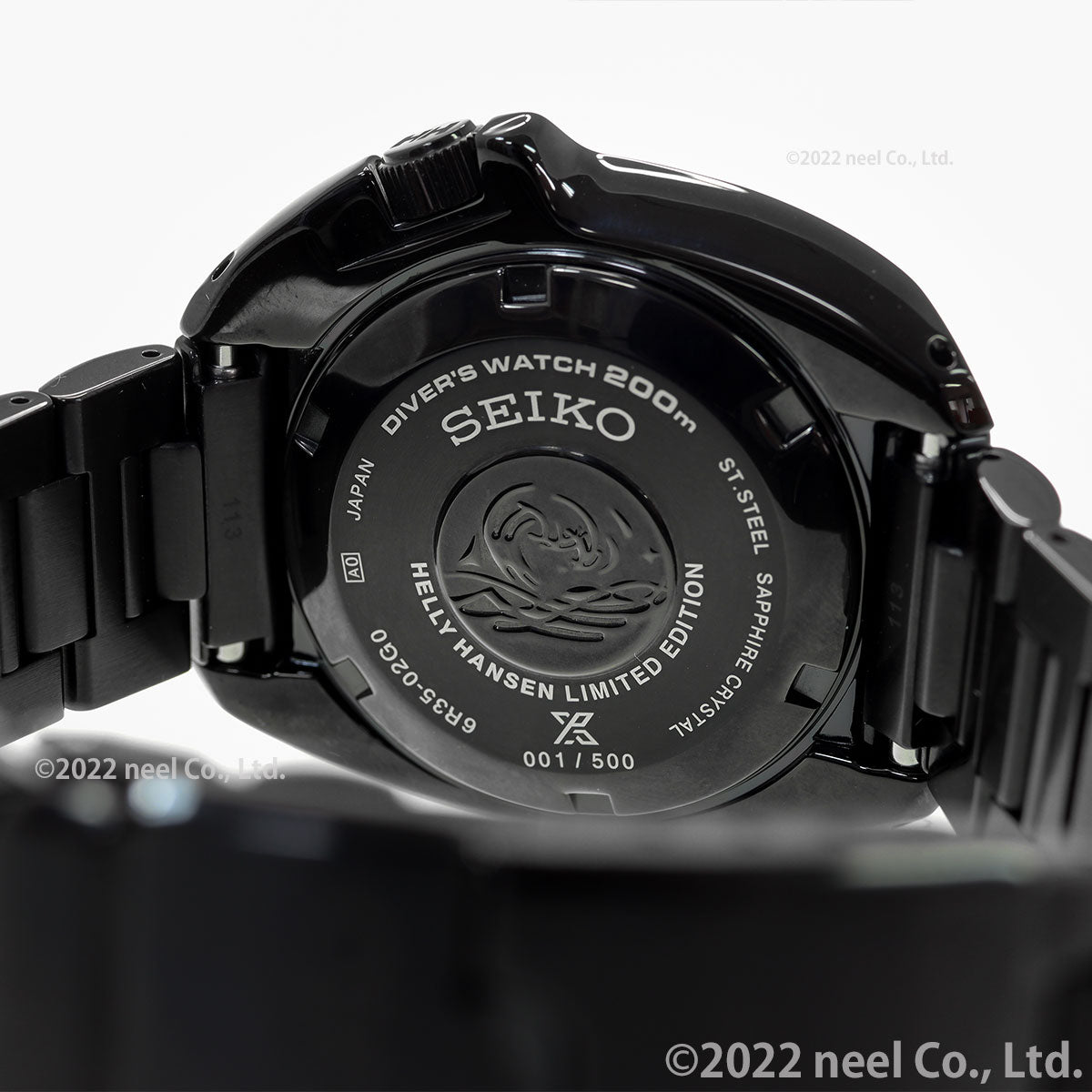 セイコー プロスペックス SBDC181 1970 メカニカルダイバーズ 現代デザイン コアショップ専用 ヘリーハンセン コラボ 限定 腕時計 オールブラック