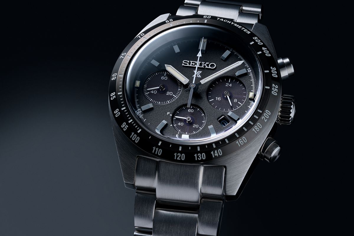 セイコー プロスペックス SBDL091 SPEEDTIMER スピードタイマー ソーラー クロノグラフ メンズ 腕時計 ブラック 日本製 SEIKO PROSPEX