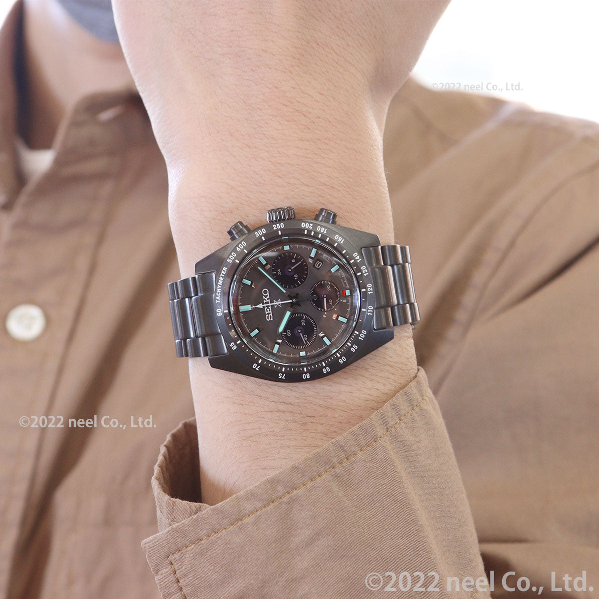 セイコー プロスペックス SBDL103 スピードタイマー ソーラー クロノグラフ メンズ 腕時計 オールブラック 日本製 SEIKO PROSPEX  SPEEDTIMER