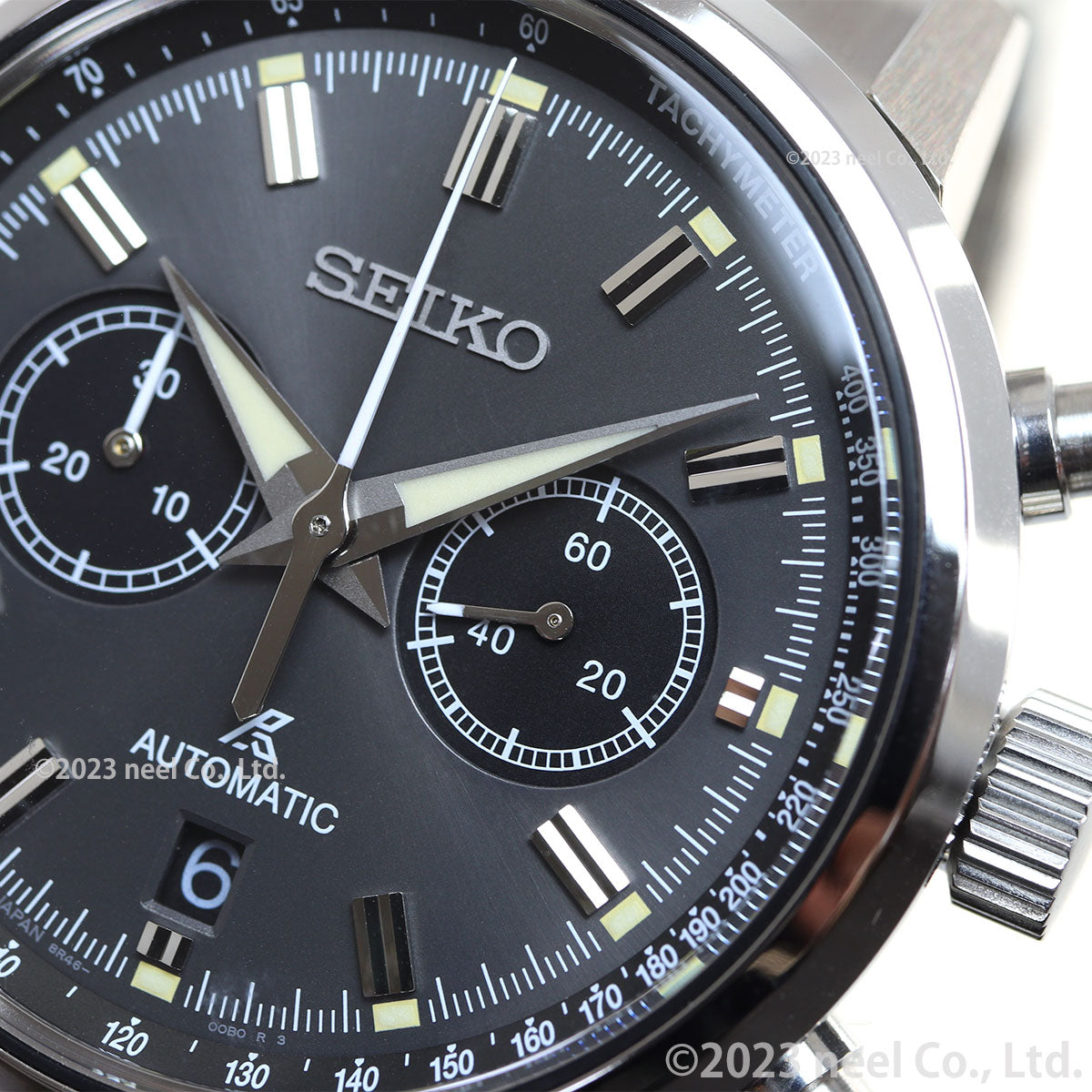 セイコー SEIKO 腕時計 メンズ SBEC009 プロスペックス スピードタイマー メカニカル クロノグラフ SPEEDTIMER 自動巻き（8R46/手巻き付） グレーxシルバー アナログ表示