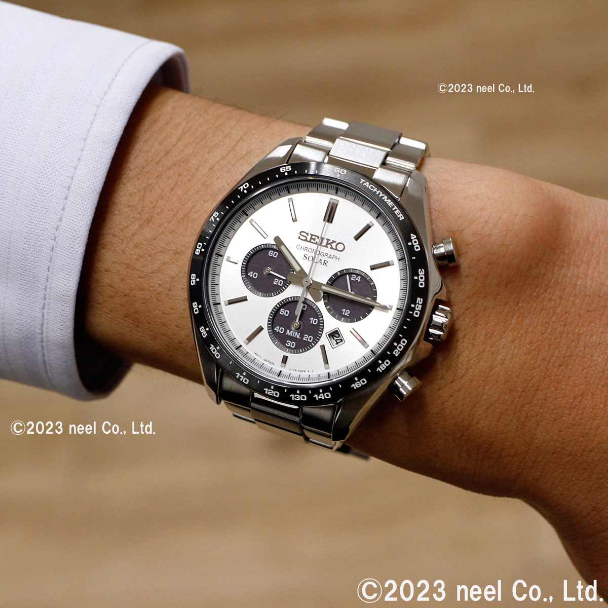 セイコー セレクション SEIKO SELECTION SBPY165 メンズ 時計 腕時計 ソーラー シルバー ホワイト 流通限定モデル クロノグラフ