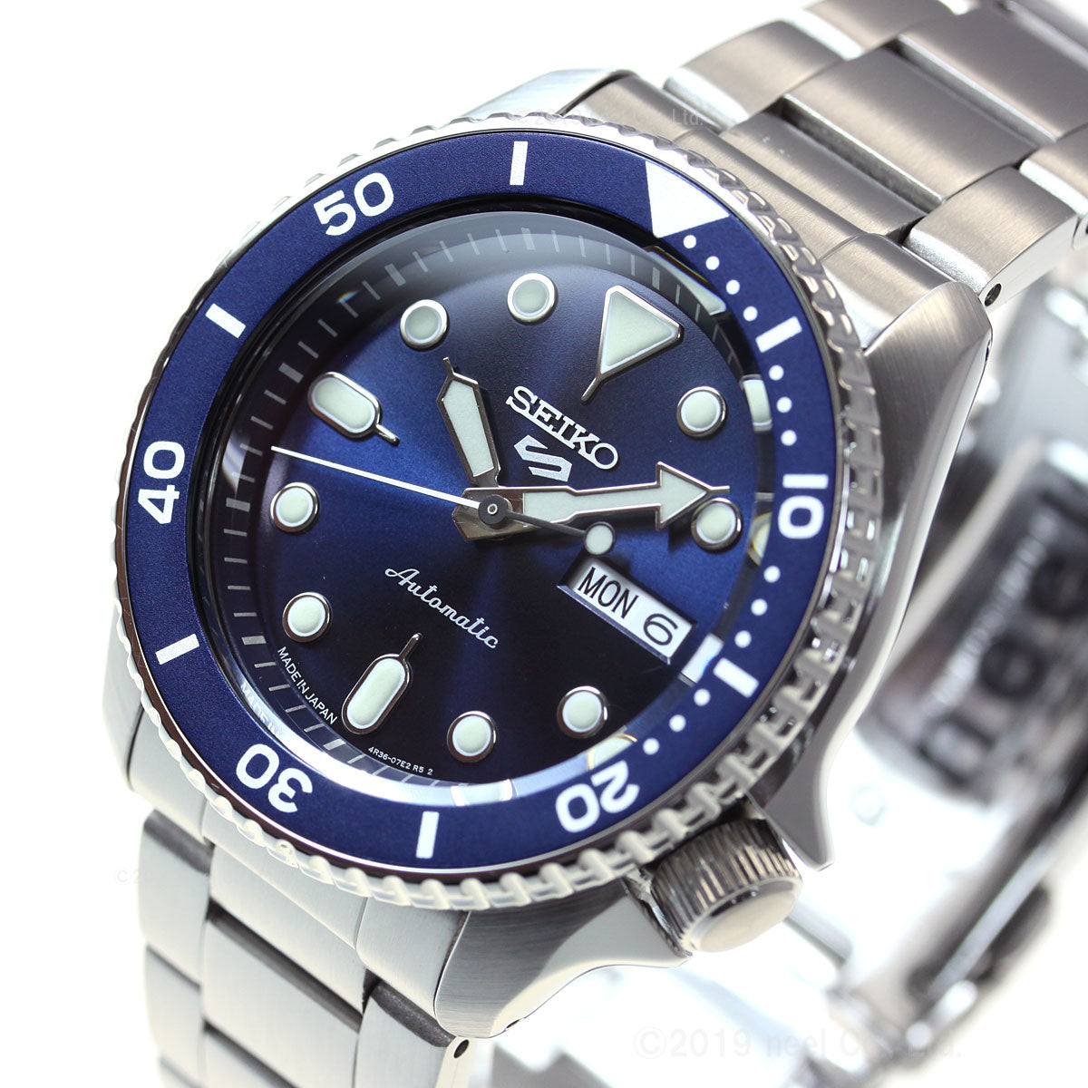 機械式腕時計SEIKOセイコー 5スポーツ SBSA001 メンズ 腕時計 自動巻き ブルー