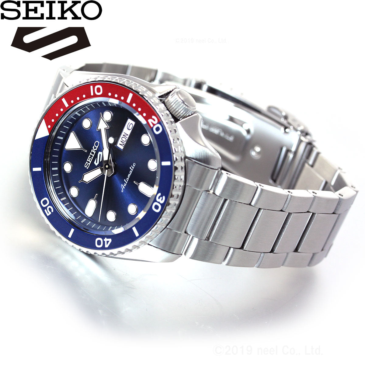 セイコー SEIKO 腕時計 メンズ SBSA003 セイコー 5 スポーツ スタイル Sports Style 自動巻き（4R36/手巻き付） ネイビーxシルバー アナログ表示