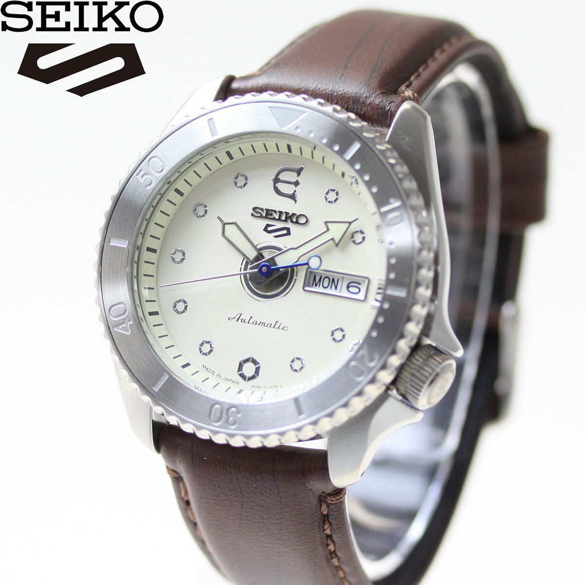 セイコー5 スポーツ SEIKO 5 SPORTS × EVISEN SKATEBOARDS コラボ 限定モデル 自動巻き メカニカル 腕時計 メンズ セイコーファイブ センス Sense SBSA103