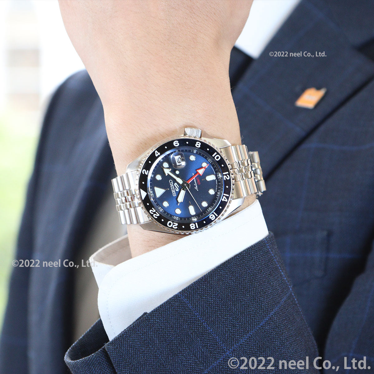 SEIKO 5スポーツ SBSC003 ブルー GMT | www.innoveering.net