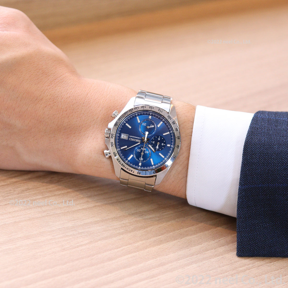 メンズSeiko Premium Chronograph 時計 - 腕時計(アナログ)