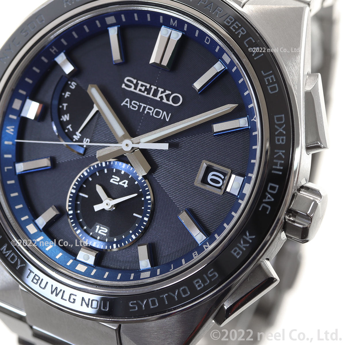 セイコー SEIKO 腕時計 メンズ SBXY051 アストロン ネクスター ソーラー 電波 ASTRON NEXTER 2nd Collection ソーラー電波 電波ソーラー（8B63） ネイビーxシルバー アナログ表示