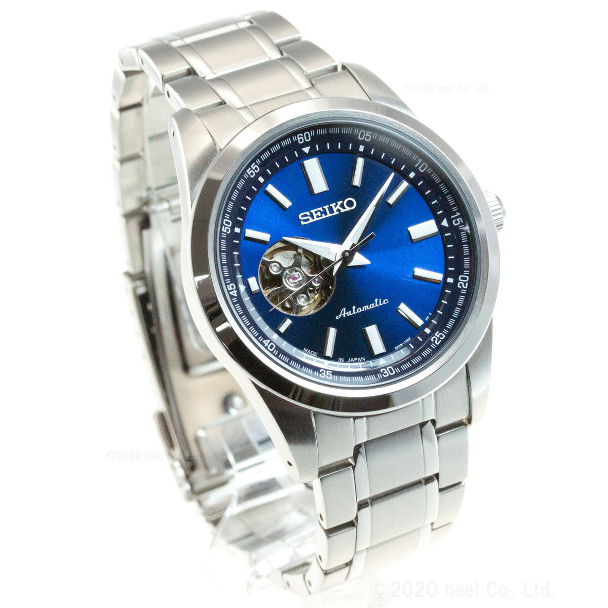 セイコー セレクション SEIKO SELECTION メカニカル 自動巻き 腕時計 メンズ セミスケルトン SCVE051