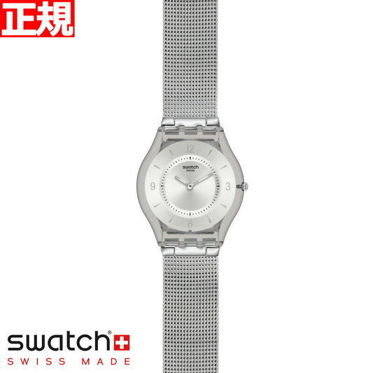 swatch スウォッチ 腕時計 レディース スキン クラシック メタル・ニット Skin Classic METAL KNIT SFM118M