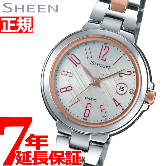 カシオ シーン CASIO SHEEN 電波 ソーラー 電波時計 腕時計 レディース SHW-5100DSG-7AJF