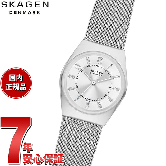 スカーゲン SKAGEN 腕時計 レディース GRENEN LILLE グレネン リレ SKW3038 三針デイト シルバートーン ステンレス メッシュ