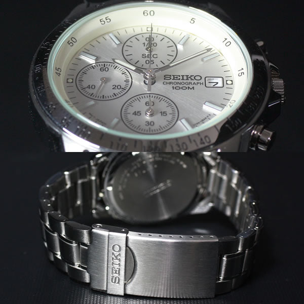 セイコー逆輸入 クロノグラフ SEIKO 腕時計 クロノグラフ SND363【クオーツ】【レア】【W30608】【正規品】