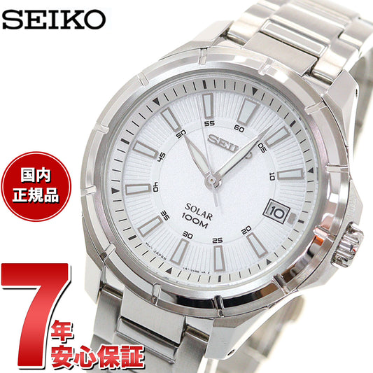 セイコー SEIKO ソーラー 腕時計 メンズ セイコー 逆輸入 SNE077J1