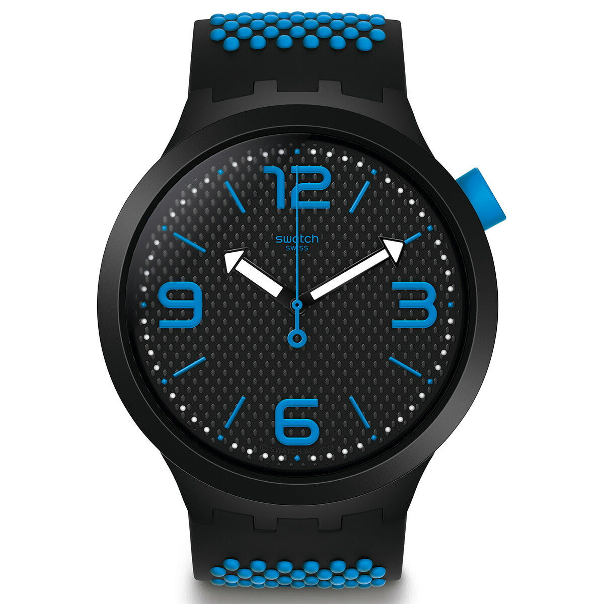 swatch スウォッチ 腕時計 メンズ レディース オリジナルズ ビックボールド BBブルー Originals Big Bold BBBLUE SO27B101