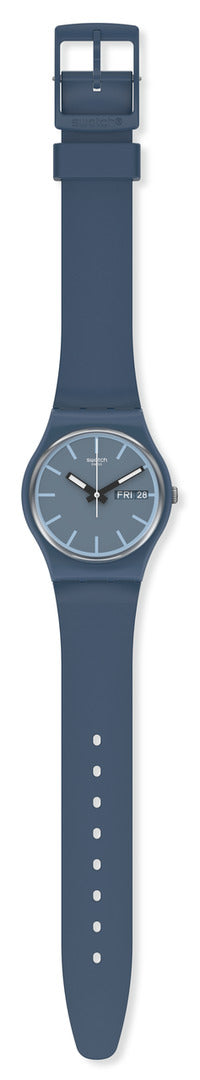 swatch スウォッチ 腕時計 メンズ レディース オリジナルズ ブルー GENT KNOCK NAP MONTHLY DROPS SO28N701