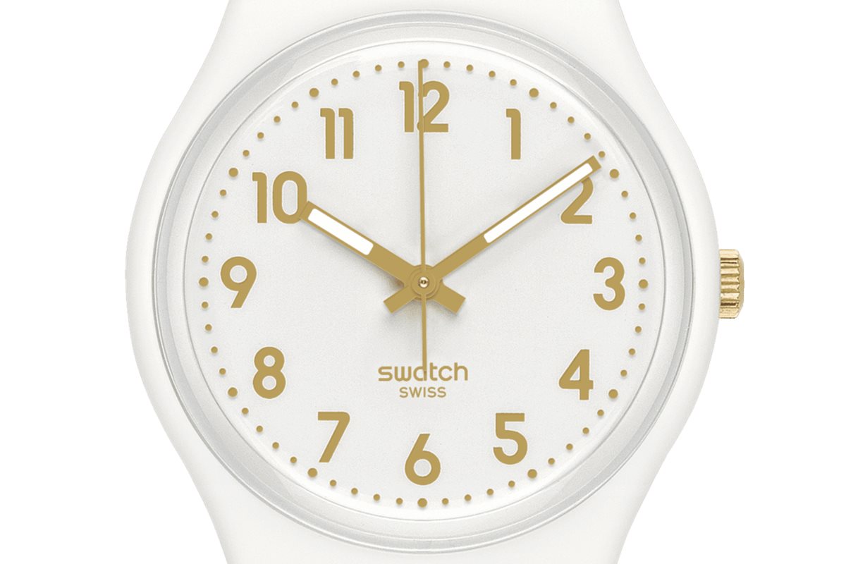swatch スウォッチ 腕時計 メンズ レディース オリジナルズ ジェント ホワイト・ビショップ Originals Gent WHITE BISHOP SO28W106-S14