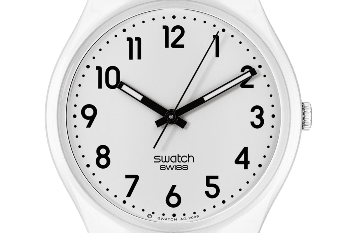 swatch スウォッチ 腕時計 メンズ レディース オリジナルズ ジェント ジャスト・ホワイト・ソフト Originals Gent JUST WHITE SOFT SO28W107-S14