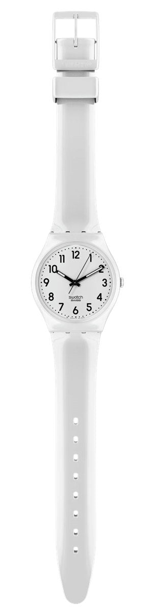 swatch スウォッチ 腕時計 メンズ レディース オリジナルズ ジェント ジャスト・ホワイト・ソフト Originals Gent JUST WHITE SOFT SO28W107-S14