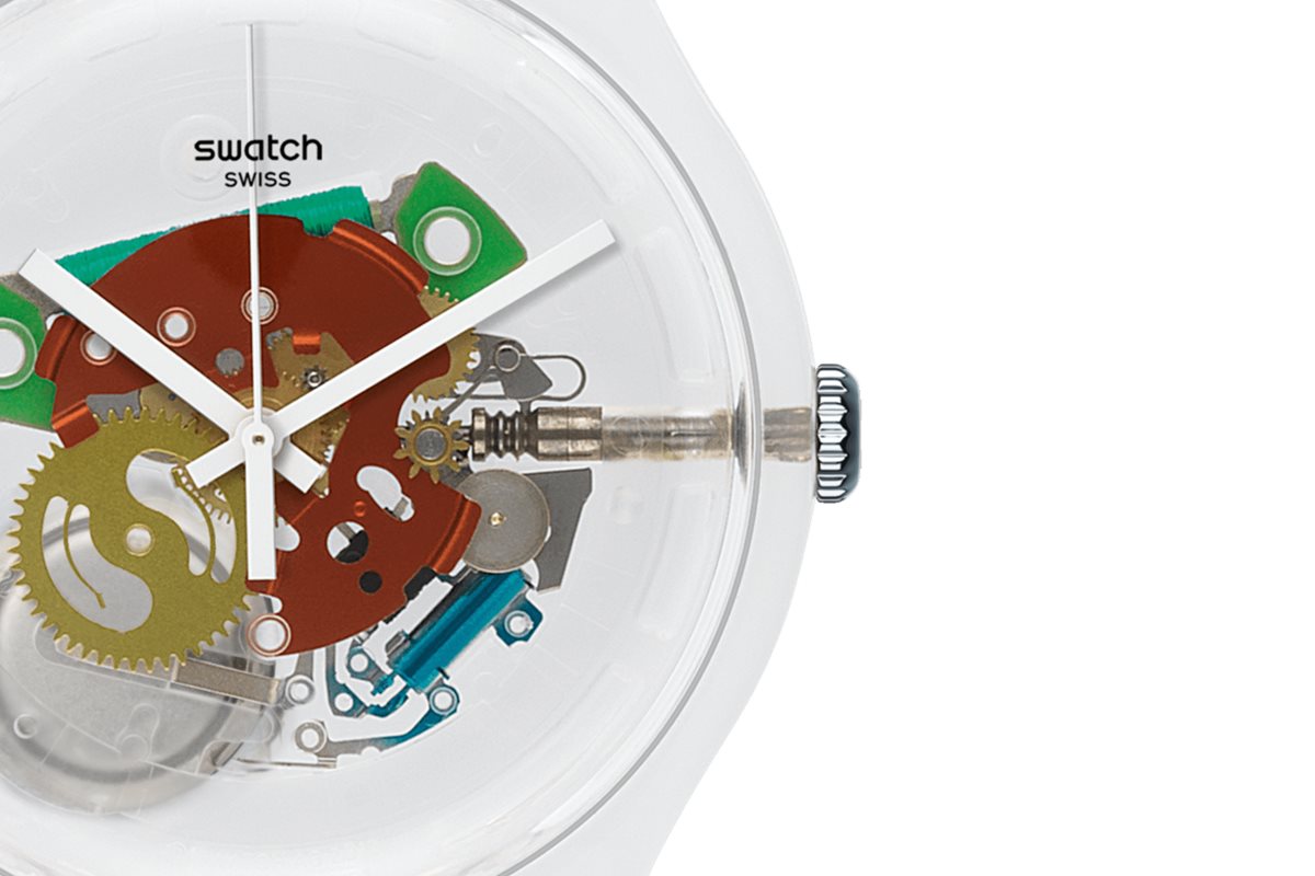 swatch スウォッチ 腕時計 メンズ レディース オリジナルズ ニュージェント ランダム・ゴースト Originals New Gent RANDOM GHOST SO29K104-S06