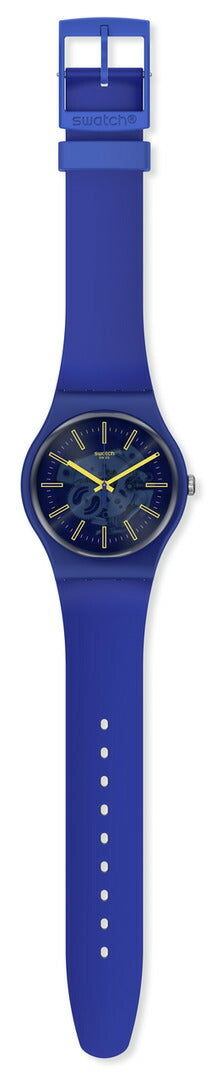 swatch スウォッチ 腕時計 メンズ レディース オリジナルズ ブルー NEW GENT BIOSOURCED SUNBRUSH SKY MONTHLY DROPS SO29N101