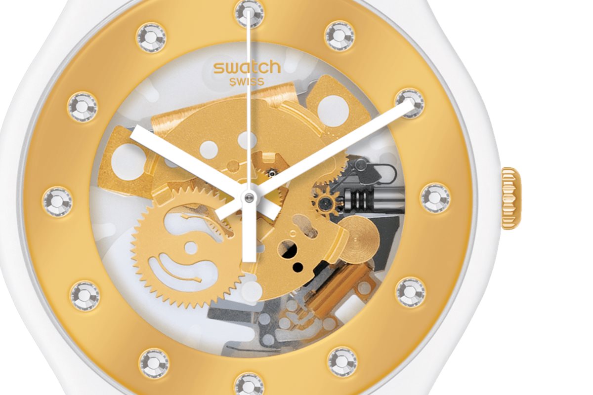 swatch スウォッチ 腕時計 メンズ レディース オリジナルズ ニュージェント サンレイ・グラム Originals New Gent SUNRAY GLAM SO29W105-S14