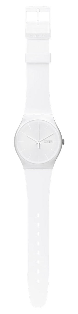 swatch スウォッチ 腕時計 メンズ レディース オリジナルズ ニュージェント ホワイト・レーベル Originals New Gent WHITE REBEL SO29W704-S14