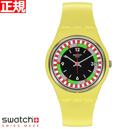 swatch スウォッチ 腕時計 SO31J400 メンズ レディース オリジナルズ イエロー レース ジェント 1984 RELOADED YEL_RACE Gent