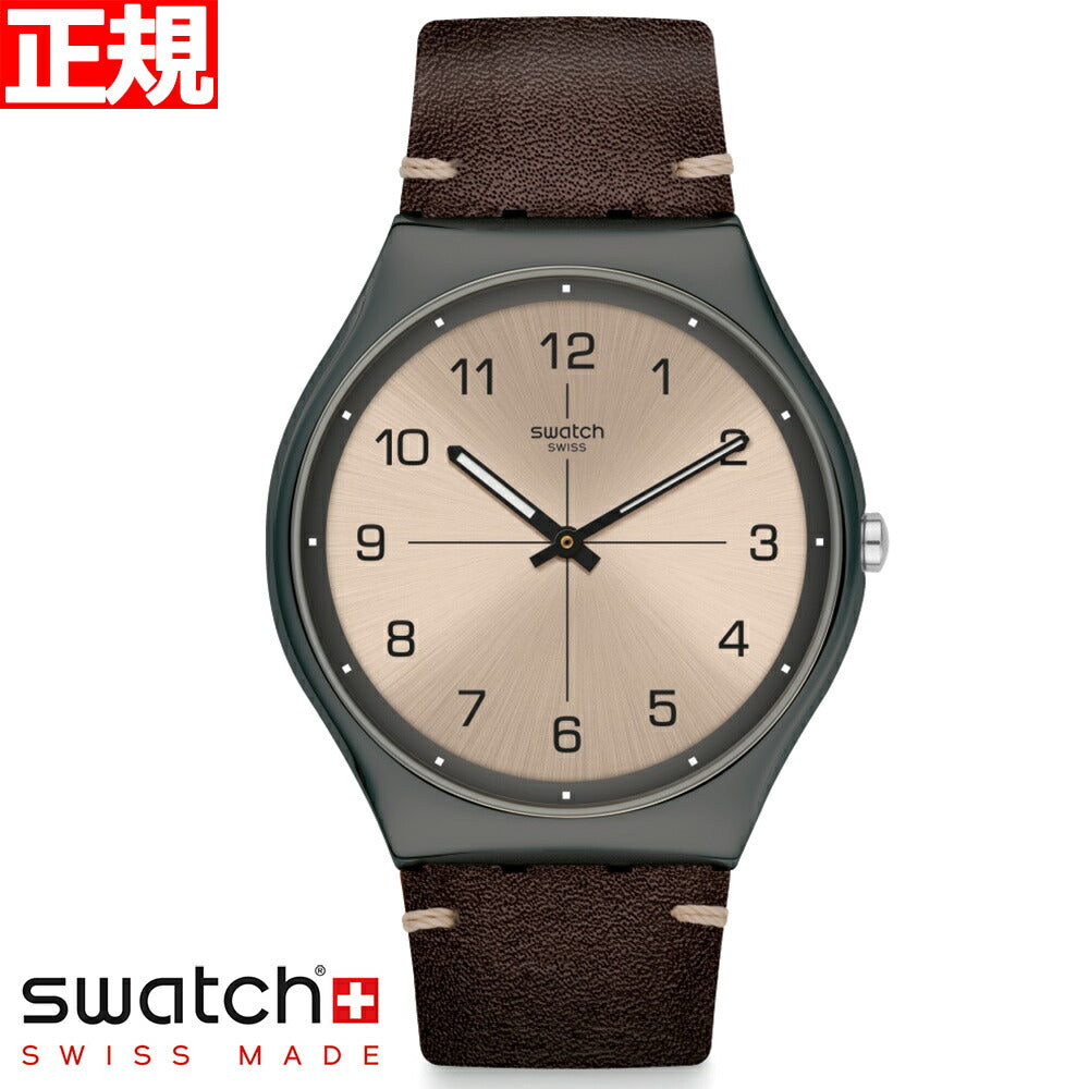 swatch スウォッチ 腕時計 メンズ レディース スキン アイロニー42 タイム・トゥ・トロバライズ Skin Irony 42 TIME TO TROVALIZE SS07M100