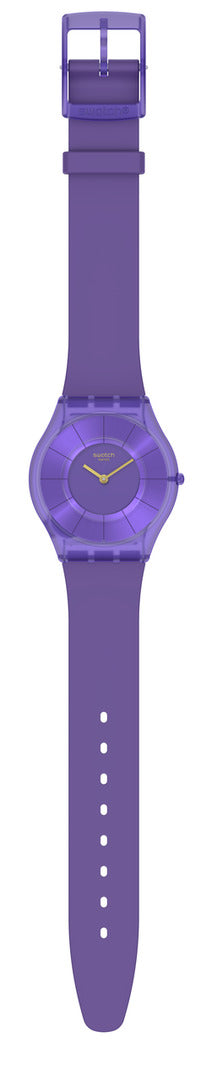 swatch スウォッチ 腕時計 レディース オリジナルズ パープル SKIN CLASSIC BIOSOURCED PURPLE TIME MONTHLY DROPS SS08V103