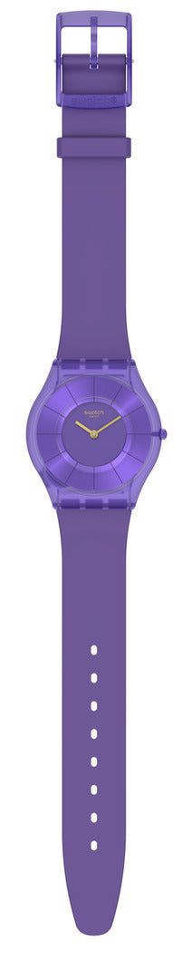 swatch スウォッチ 腕時計 レディース オリジナルズ パープル SKIN CLASSIC BIOSOURCED PURPLE TIME  MONTHLY DROPS SS08V103