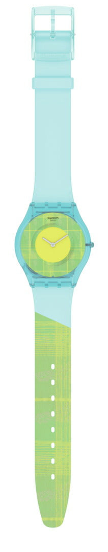 swatch X SUPRIYA LELE スウォッチ 腕時計 SS08Z104 レディース オリジナルズ スプリヤ・レレ アーシッド・マドラス イエロー マットライトブルー ACID MADRAS 03