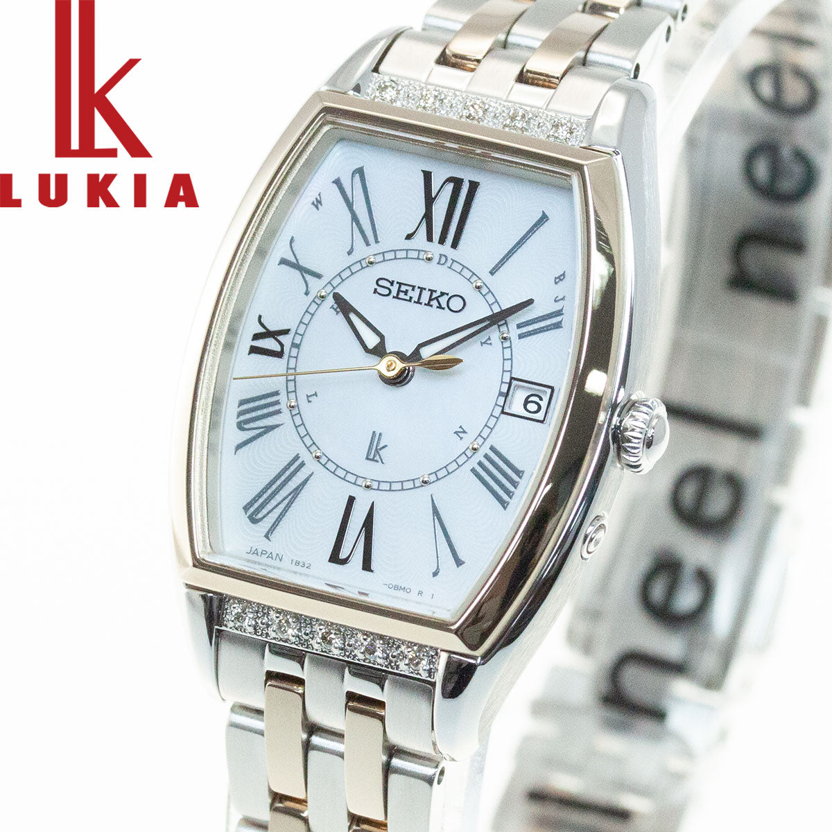 セイコー ルキア SEIKO LUKIA 電波 ソーラー 腕時計 レディース Lady Diamond SSVW180